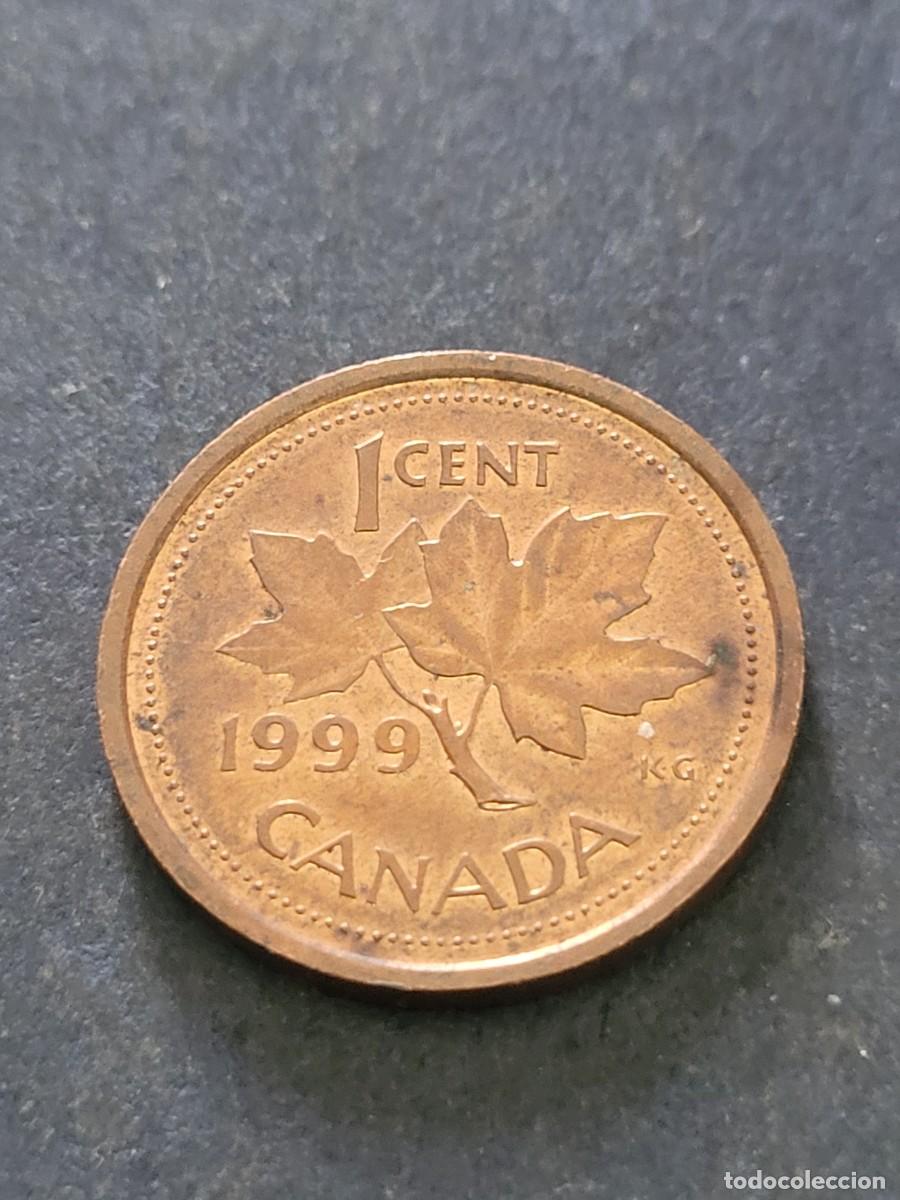 Monedas antiguas de Am&eacute;rica: Moneda 1 centavo 1999 Canad&aacute; - Foto 2