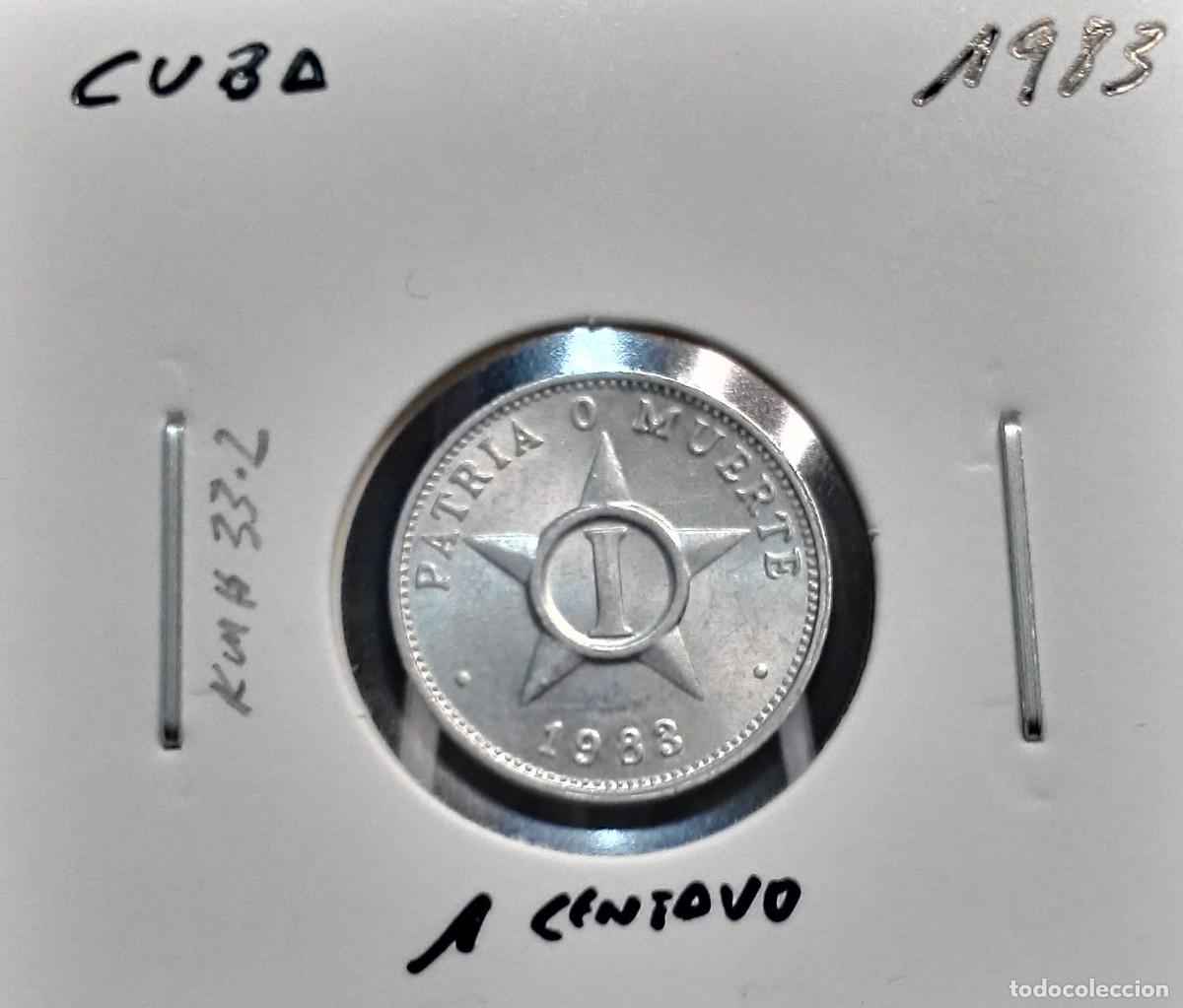 Monedas antiguas de Am&eacute;rica: CUBA 1 CENTAVO 1983 KM#33.2 EBC.
