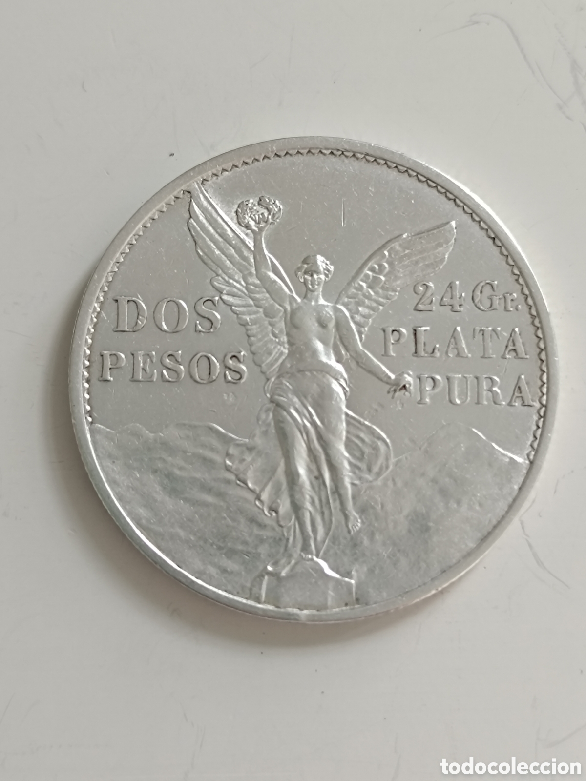 Monete antiche di America: 2 pesos M&eacute;xico 1921 plata 0.900