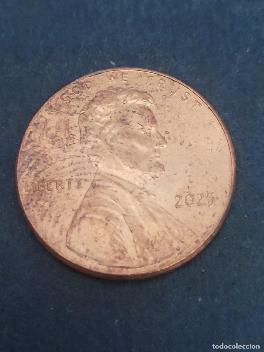 Monedas antiguas de Am&eacute;rica: Moneda 1 centavo 2025 sin ceca Estados Unidos