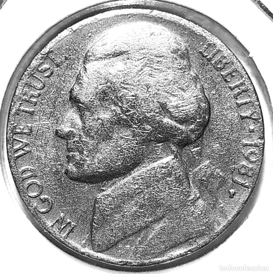 Monedas antiguas de Am&eacute;rica: ESTADOS UNIDOS (1981-) - 5 CENTAVOS 1981 P - T. JEFFERSON - A - 5 GR. COBRE-NICKEL - DIAMETRO 21,20