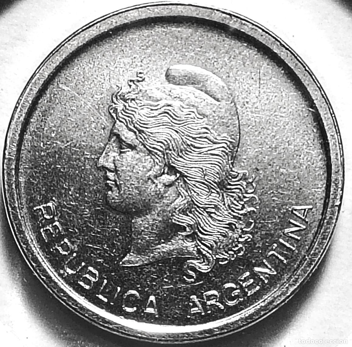 Monedas antiguas de Am&eacute;rica: ARGENTINA (1983-1985) - 1 CENTAVO 1983 - PESO ARGENTINO - A - 1,10 GR. ALUMINIO - DIAMETRO 18 mm