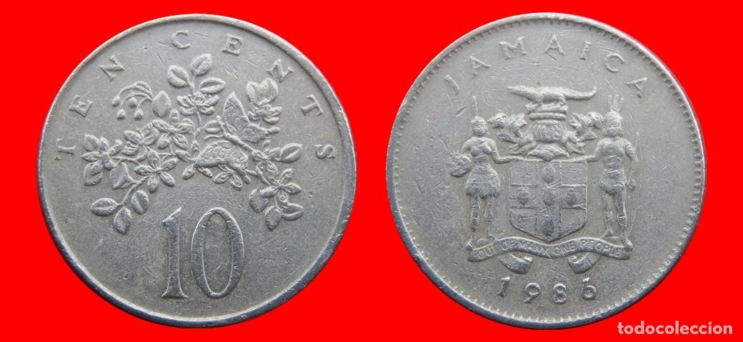 Monedas antiguas de Am&eacute;rica: 10 CENTAVOS 1986 JAMAICA-143540