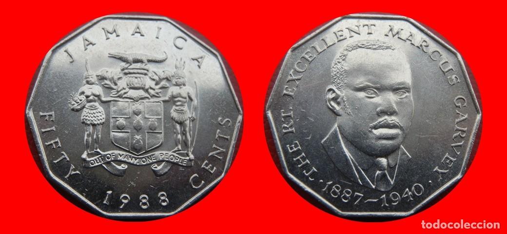 Monedas antiguas de Am&eacute;rica: 50 CENTAVOS 1988 JAMAICA-143542
