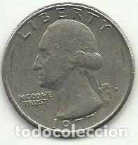 Monedas antiguas de Am&eacute;rica: ESTADOS UNIDOS EEUU - 1/4 DOLLAR - 1977 - COBRE-NIQUEL - FOTOS