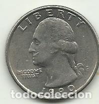 Monedas antiguas de Am&eacute;rica: ESTADOS UNIDOS EEUU - 1/4 DOLLAR - 1990 - COBRE-NIQUEL - FOTOS