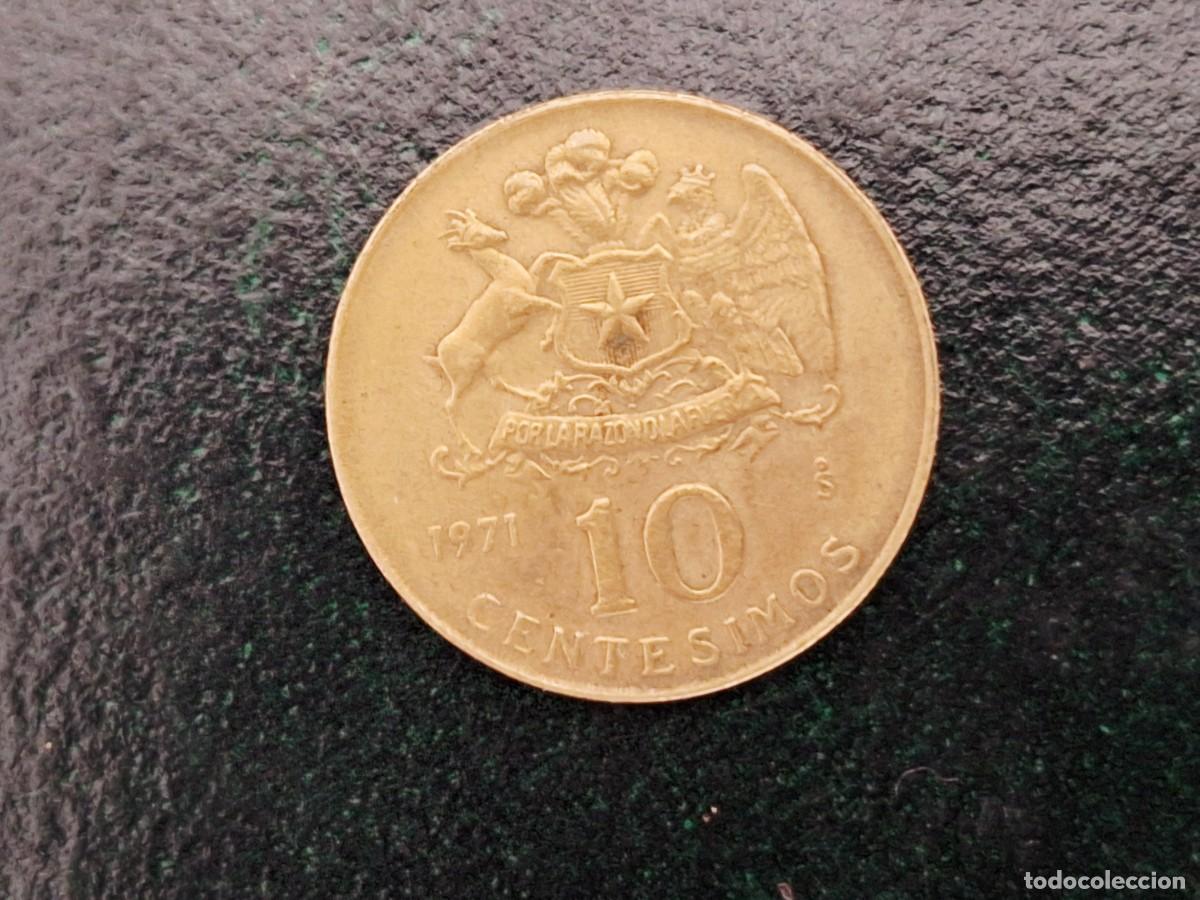 Monedas antiguas de Am&eacute;rica: MONEDA CHILE 10 CENTESIMAS 1971 M_3 - Foto 2