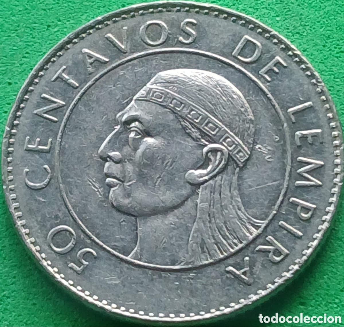 Monedas antiguas de Am&eacute;rica: Honduras 50 centavos 1991 km#84a.1