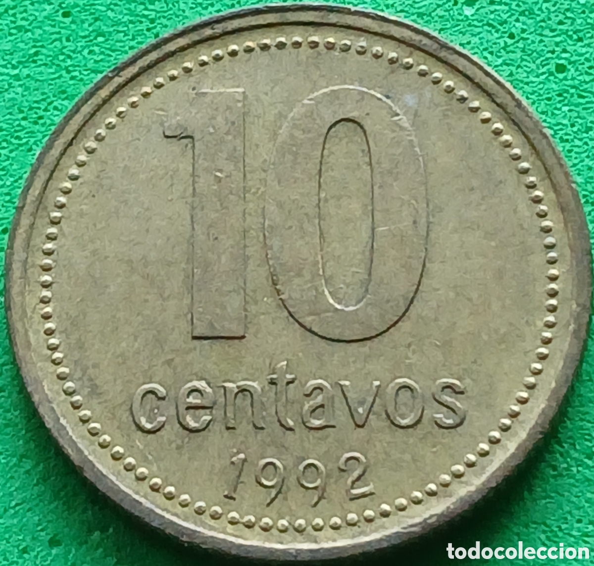 Monedas antiguas de Am&eacute;rica: Argentina 10 centavos 1992 km#107
