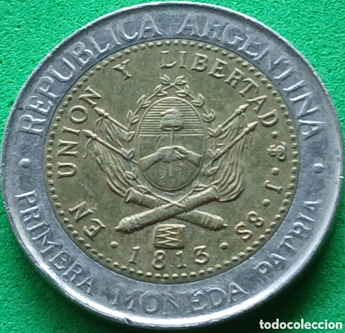 Monedas antiguas de Am&eacute;rica: Argentina 1 peso 2016 km#112