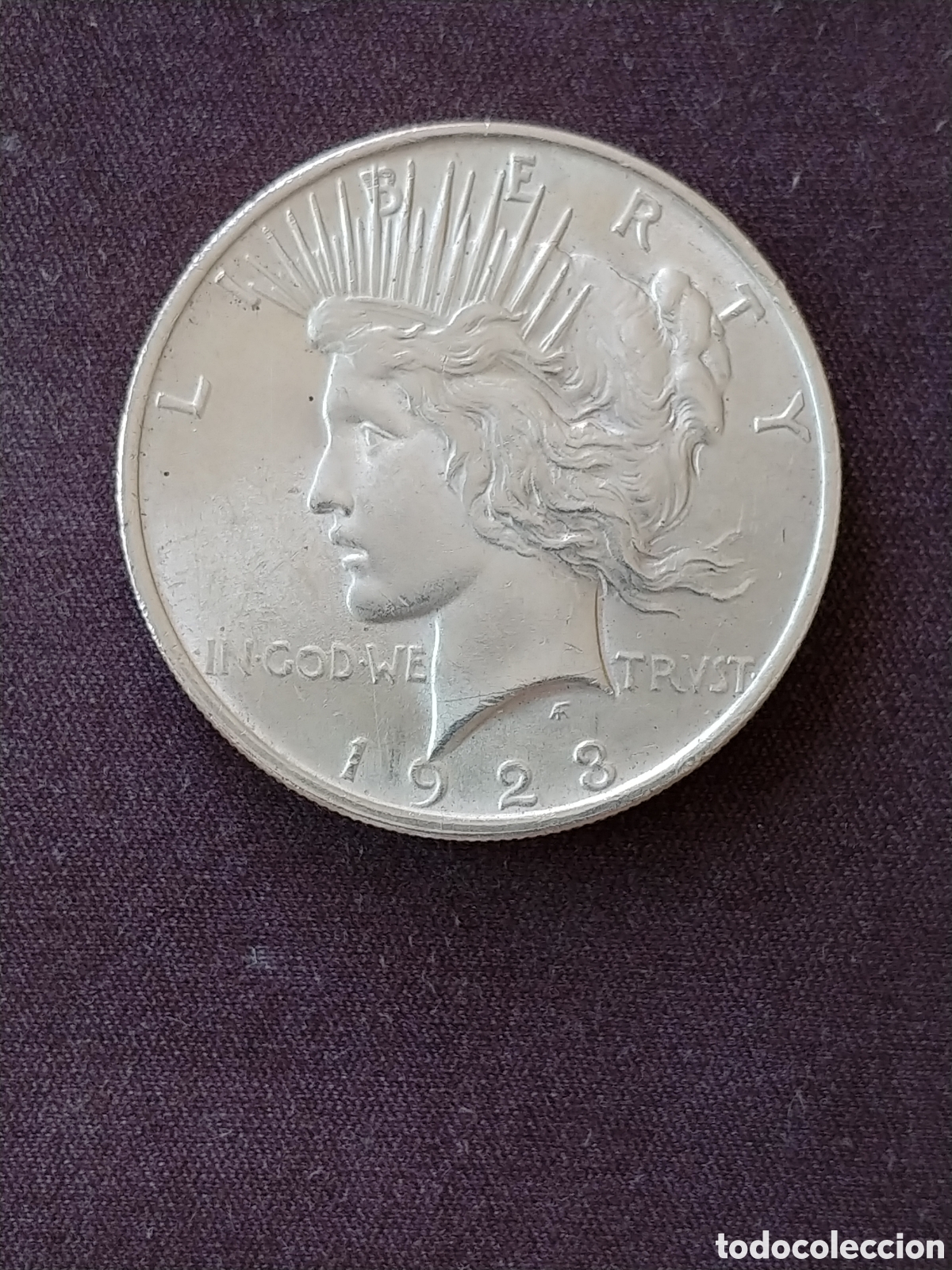 Monedas antiguas de Am&eacute;rica: Estados Unidos, &rdquo;Peace&rdquo;, One Dollar 1923, Ag .900 mls.