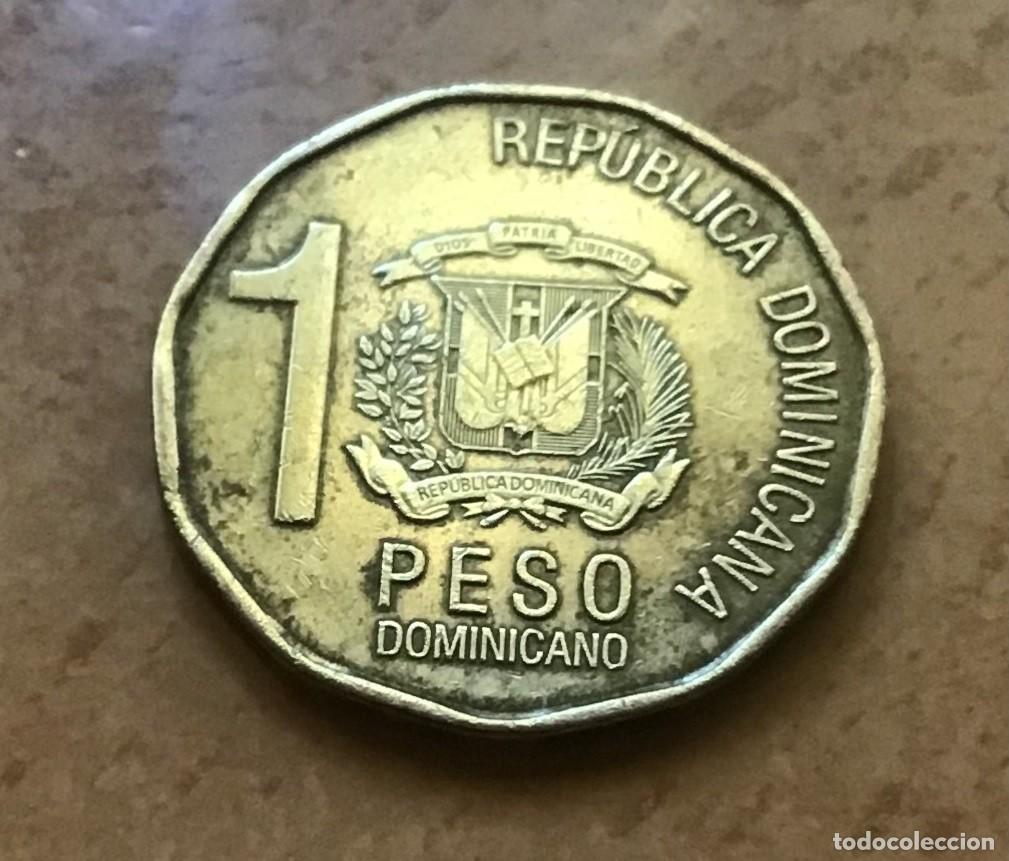 Monedas antiguas de Am&eacute;rica: 1 peso de Rep&uacute;blica Dominicana. A&ntilde;o 2017