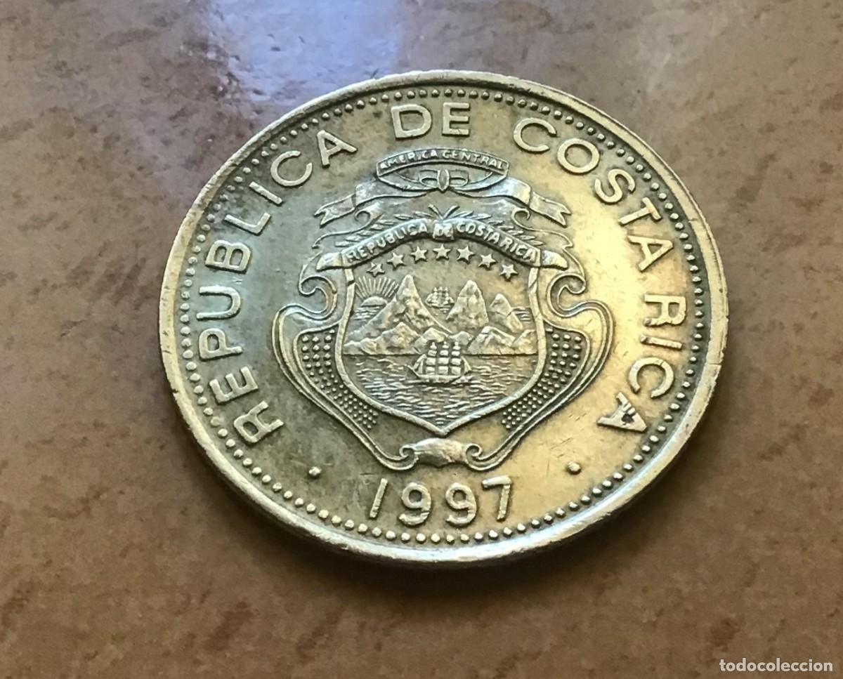 Monedas antiguas de Am&eacute;rica: 100 colones de Costa Rica. A&ntilde;o 1997