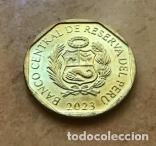 Monedas antiguas de Am&eacute;rica: 10 c&eacute;ntimos de Per&uacute;. A&ntilde;o 2023 - Foto 2
