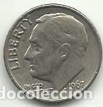 Monedas antiguas de Am&eacute;rica: 1 DIME EE.UU./ESTADOS UNIDOS/USA - 1967 - FOTOS