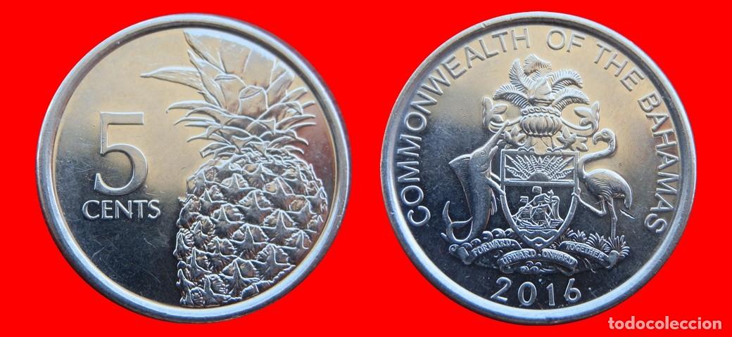 Monedas antiguas de Am&eacute;rica: 5 CENTAVOS CENTS CENTIMOS 2016 BAHAMAS-143584