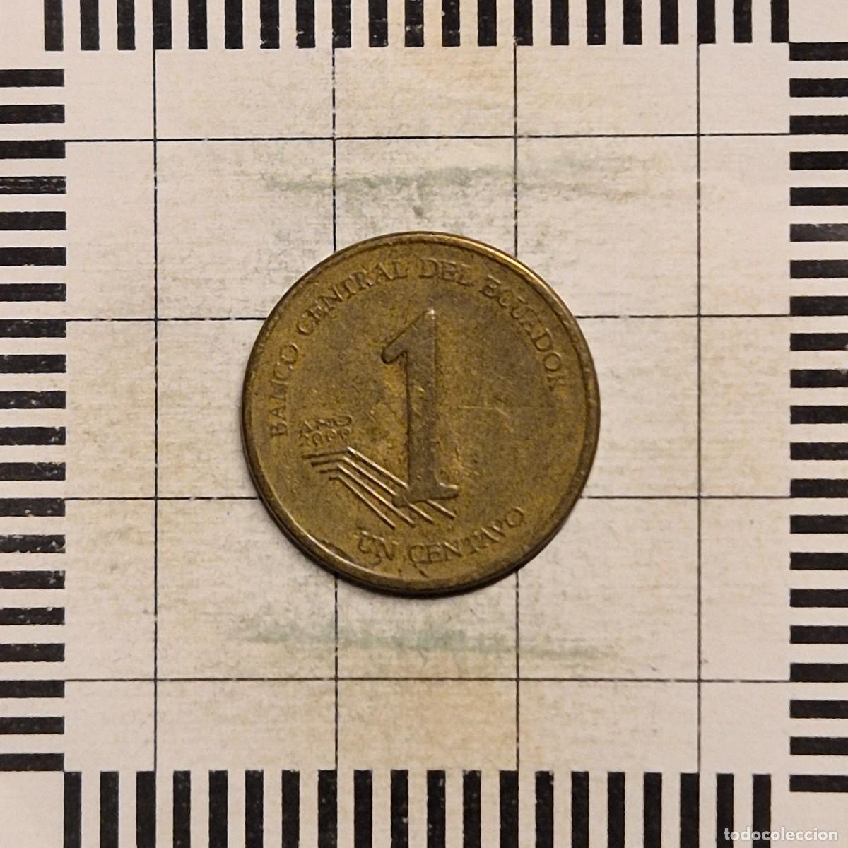 Monedas antiguas de Am&eacute;rica: 1 CENTAVO, ECUADOR. 2000. (KM#104). - Foto 2