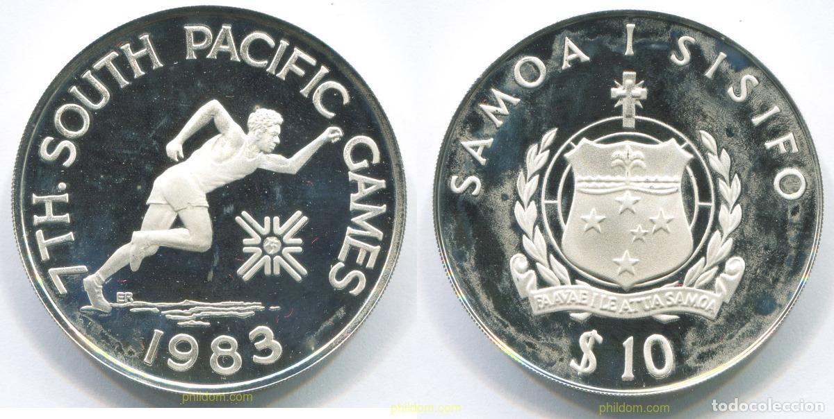 Monedas antiguas de Am&eacute;rica: 3014 SAMOA 1983 SAMOA 10 DOLLARS 1983