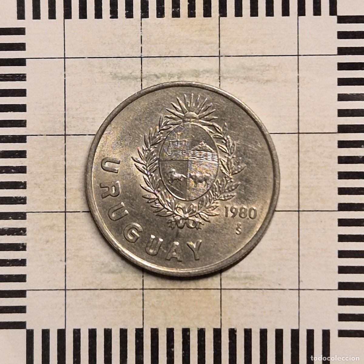 Monedas antiguas de Am&eacute;rica: 1 PESO, URUGUAY. 1980. (KM#74).