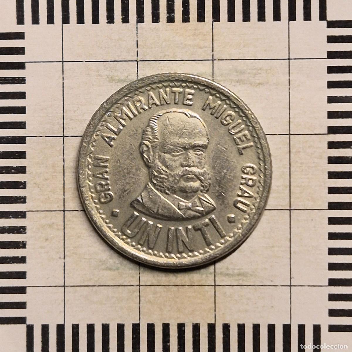 Monedas antiguas de Am&eacute;rica: 1 INTI, PER&Uacute;. 1987. (KM#296).