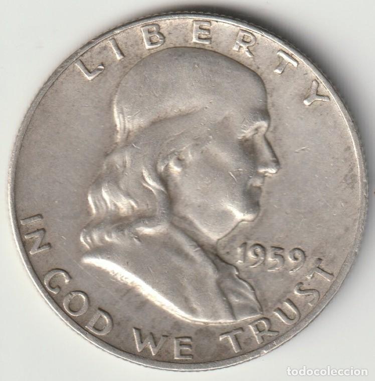 Monedas antiguas de Am&eacute;rica: USA. 1/2 Half Dollar 1959 Plata