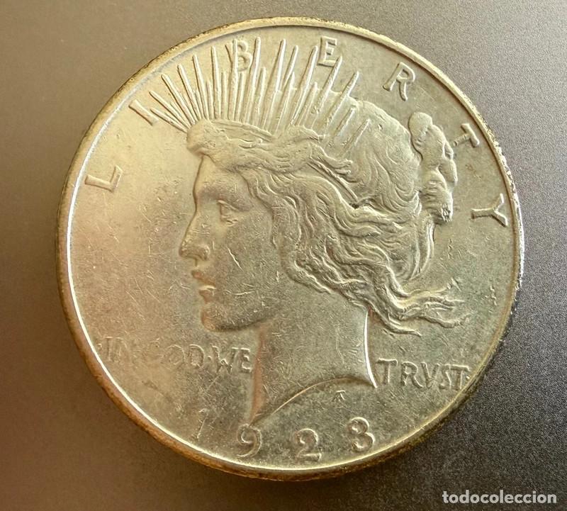 Monedas antiguas de Am&eacute;rica: 1 D&oacute;lar Peace (Paz) 1923-S - Estados Unidos - Plata 900 - Ceca San Francisco
