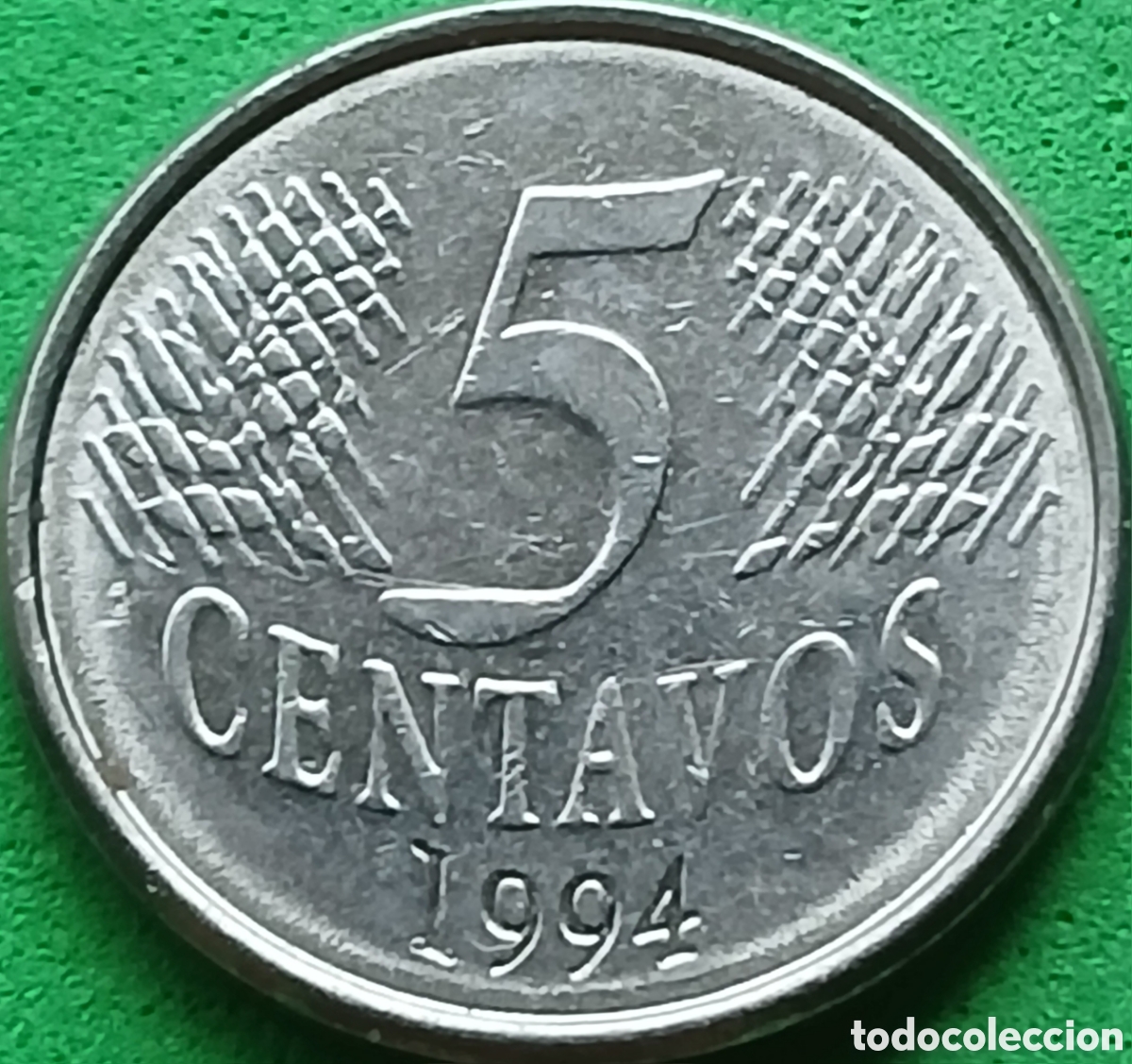 Monedas antiguas de Am&eacute;rica: Brasil 5 centavos 1994 km#632