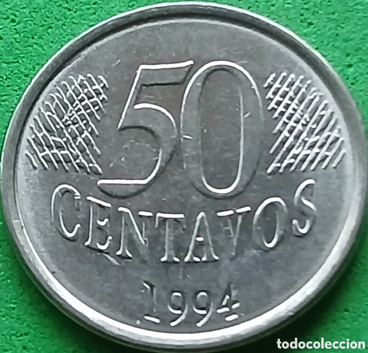 Monedas antiguas de Am&eacute;rica: Brasil 50 centavos 1994 km#635