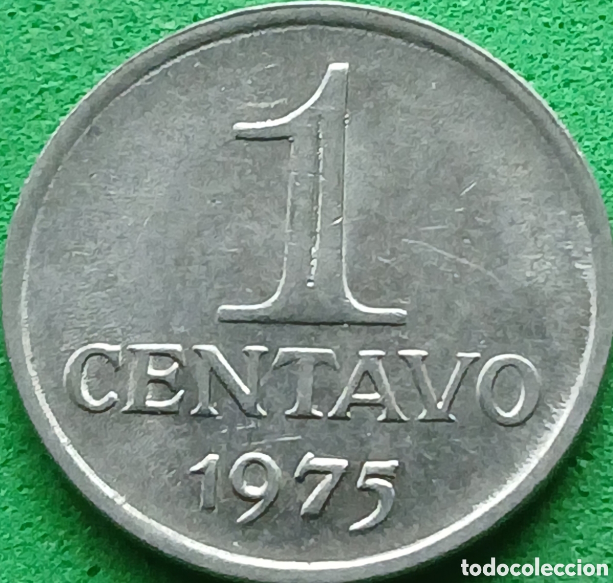 Monedas antiguas de Am&eacute;rica: Brasil 1 centavo 1975 km#575.2