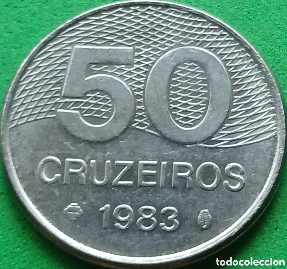 Monedas antiguas de Am&eacute;rica: Brasil 50 cruzeiros 1983 km#594.1