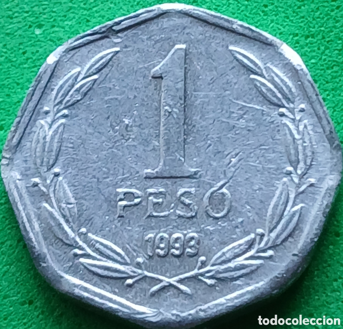 Monedas antiguas de Am&eacute;rica: Chile 1 peso 1993 km#231