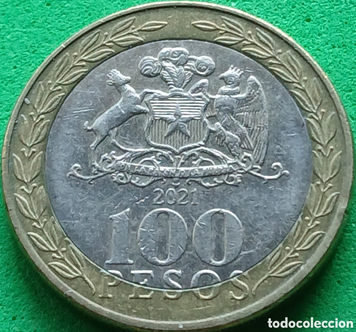 Monedas antiguas de Am&eacute;rica: Chile 100 pesos 2021 km#236
