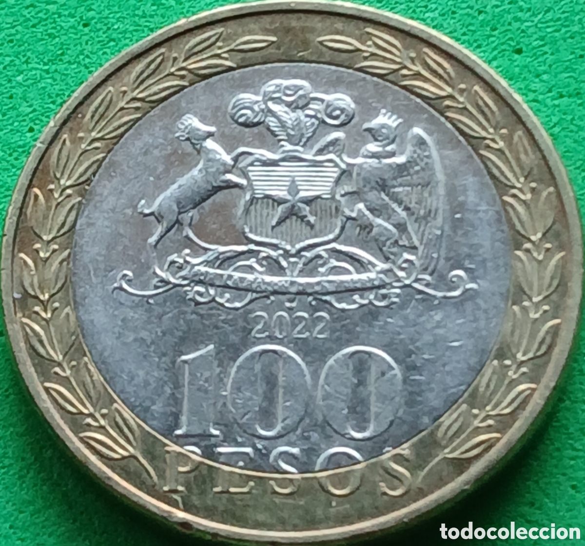 Monedas antiguas de Am&eacute;rica: Chile 100 pesos 2022 km#236