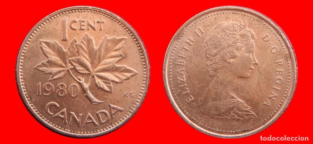 Monedas antiguas de Am&eacute;rica: 1 CENTAVO 1980 CANADA-143614