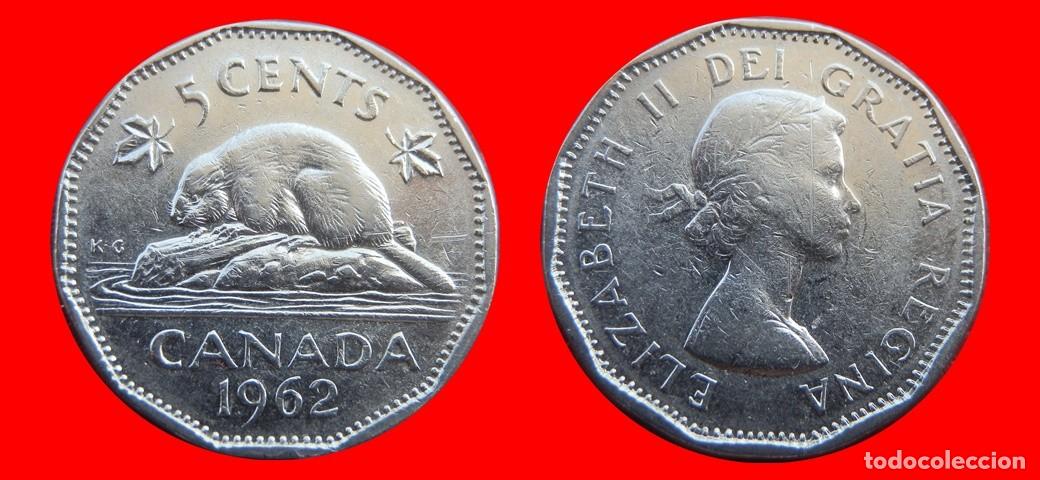 Monedas antiguas de Am&eacute;rica: 5 CENTAVOS 1962 CANADA-143620