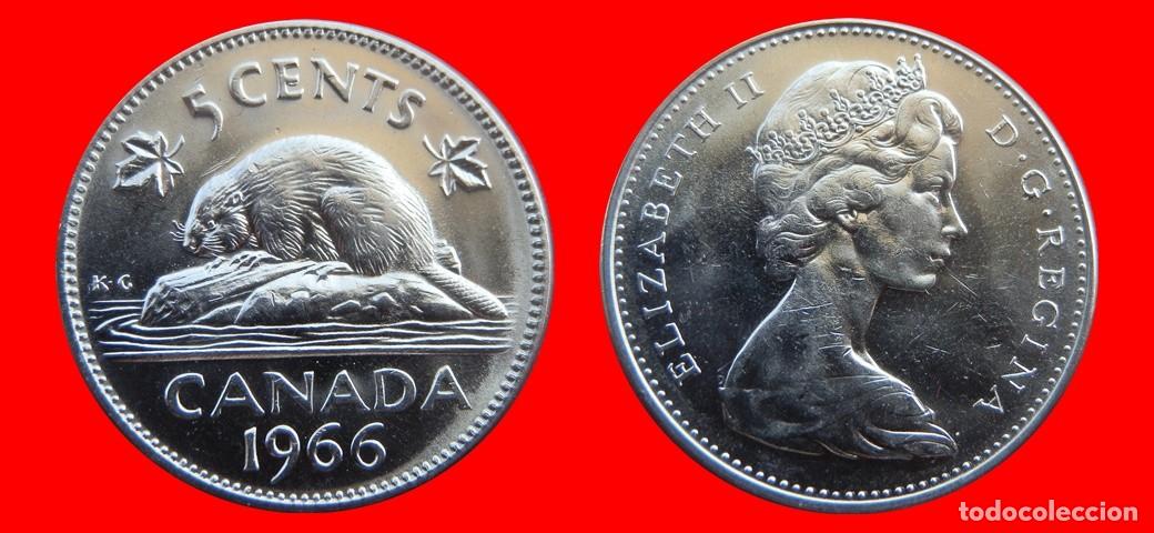 Monedas antiguas de Am&eacute;rica: 5 CENTAVOS 1966 CANADA-143622