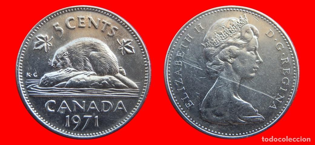 Monedas antiguas de Am&eacute;rica: 5 CENTAVOS 1971 CANADA-143624
