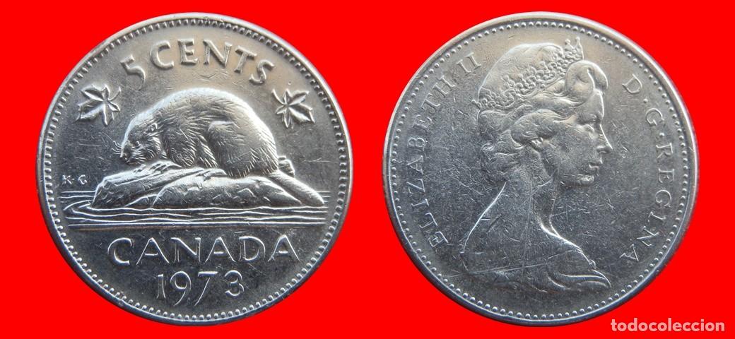 Monedas antiguas de Am&eacute;rica: 5 CENTAVOS 1973 CANADA-143625