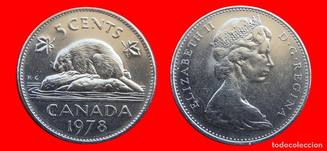 Monedas antiguas de Am&eacute;rica: 5 CENTAVOS 1978 CANADA-143628
