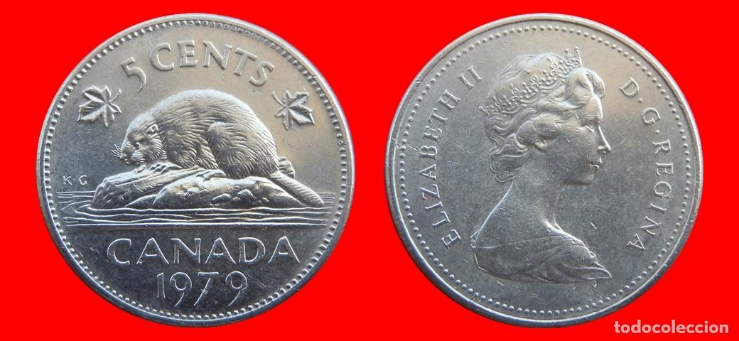 Monnaies anciennes d'Am&eacute;rique: 5 CENTAVOS 1979 CANADA-143629