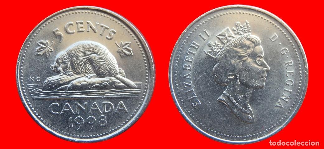 Monedas antiguas de Am&eacute;rica: 5 CENTAVOS 1998 CANADA-143636