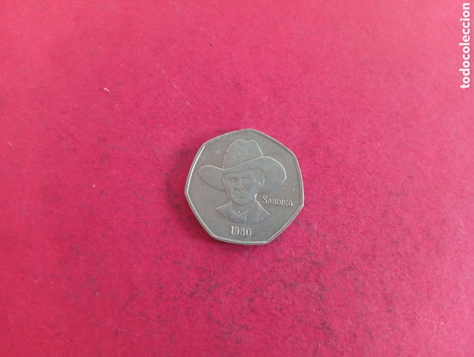 Monedas antiguas de Am&eacute;rica: 5 c&oacute;rdobas de Nicaragua 1980