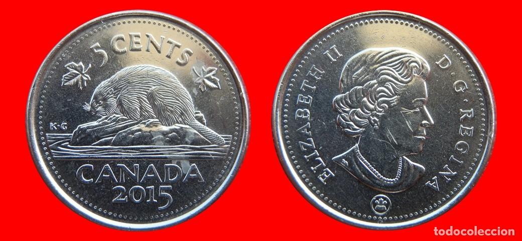 Monedas antiguas de Am&eacute;rica: 5 CENTAVOS 2015 CANADA-143644