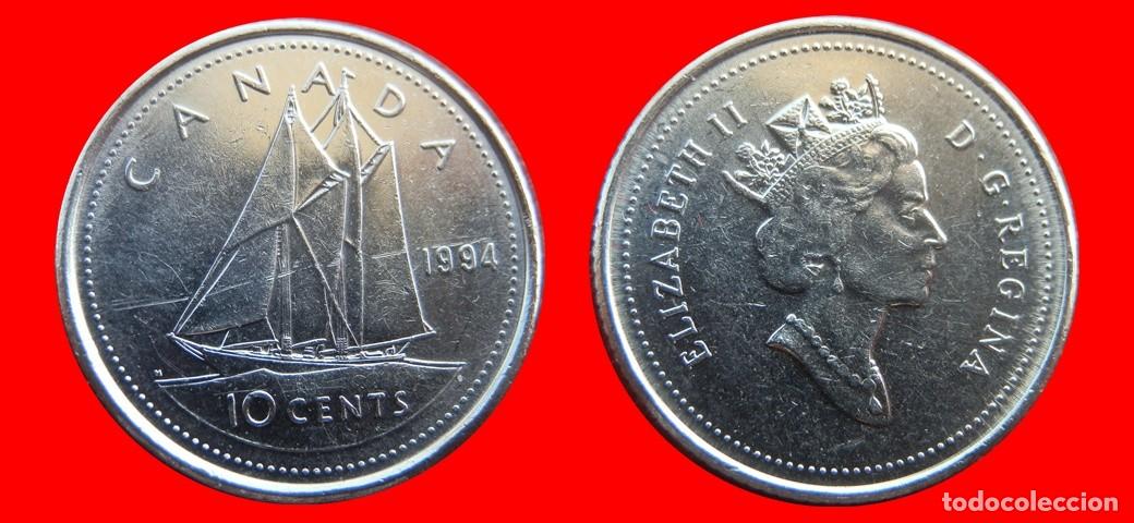 Monedas antiguas de Am&eacute;rica: 10 CENTAVOS 1994 CANADA-143651