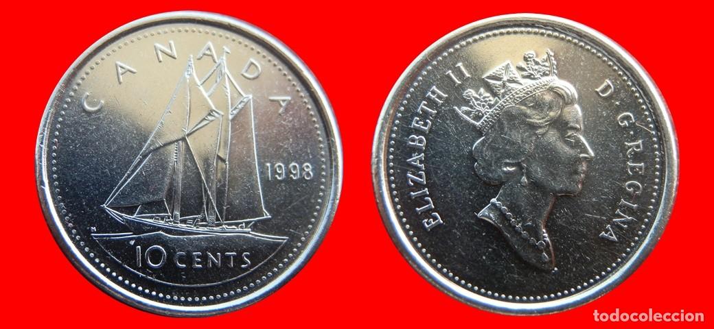 Monedas antiguas de Am&eacute;rica: 10 CENTAVOS 1998 CANADA-143652