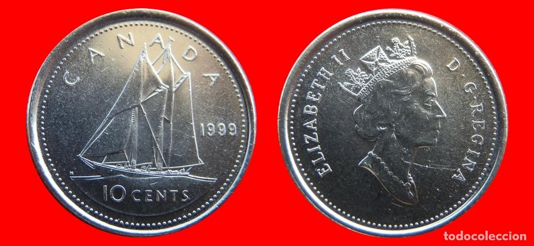 Monedas antiguas de Am&eacute;rica: 10 CENTAVOS 1999 CANADA-143653
