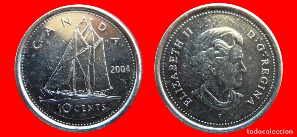 Monedas antiguas de Am&eacute;rica: 10 CENTAVOS 2004 CANADA-143654