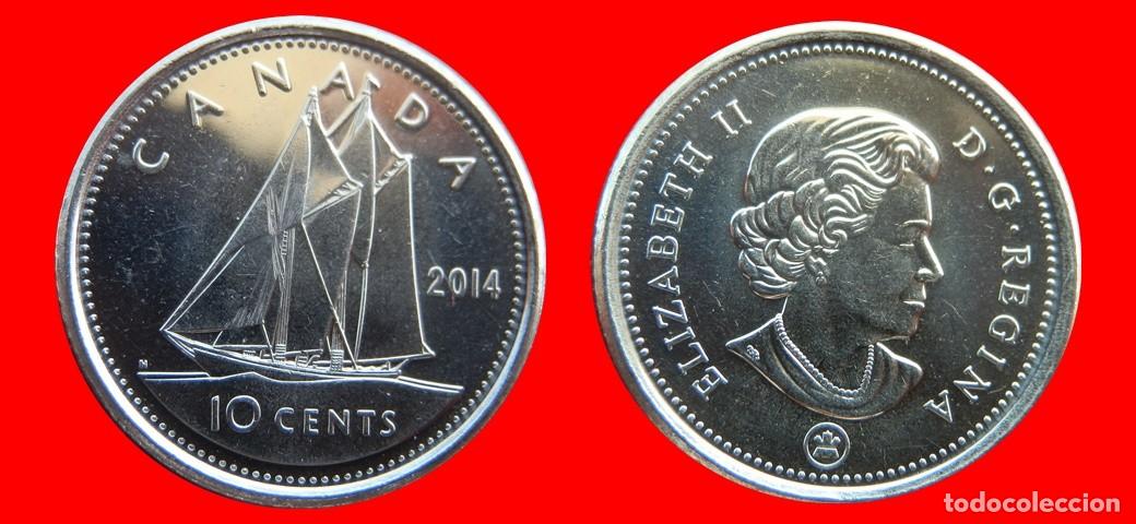 Monedas antiguas de Am&eacute;rica: 10 CENTAVOS 2014 CANADA-143656