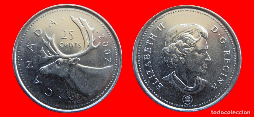 Monedas antiguas de Am&eacute;rica: 25 CENTAVOS 2007 CANADA-143664