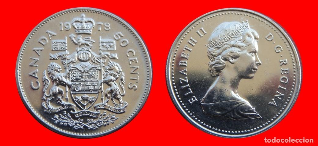 Monedas antiguas de Am&eacute;rica: 50 CENTAVOS 1978 CANADA-143667